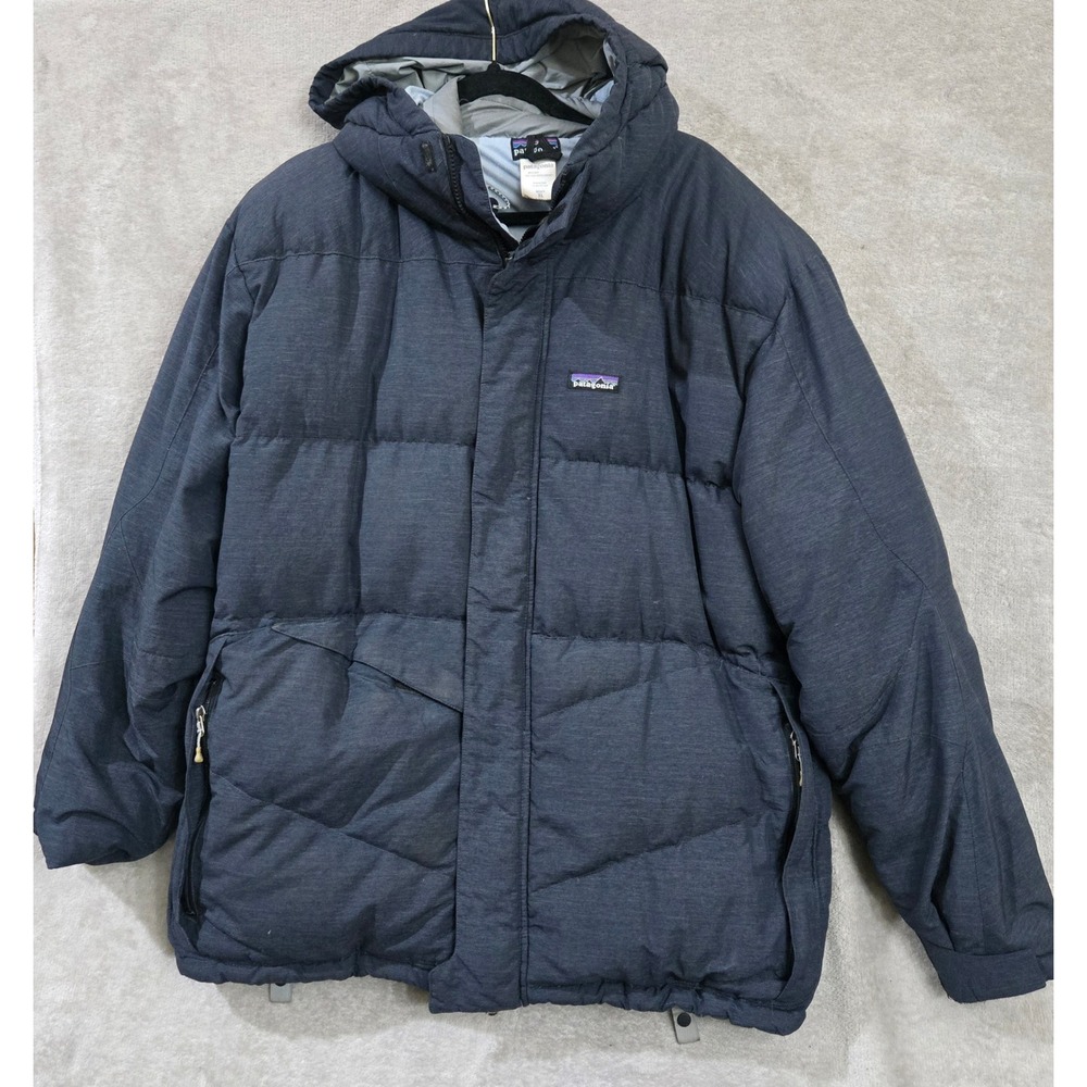 Patagonia Down Hooded Puffer Jacket XL Winter Gorpcore Coat Outdoors Performance